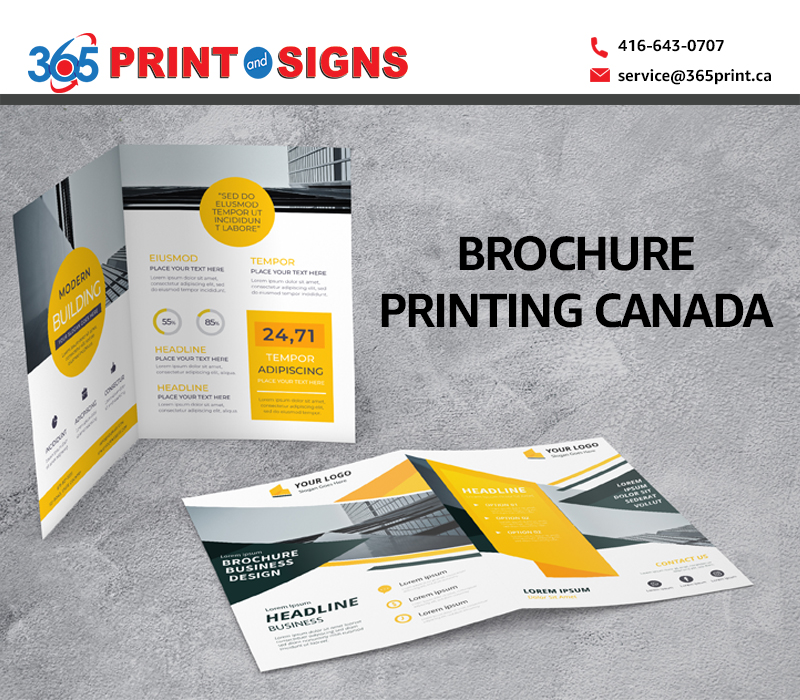 Brochure printing Canada