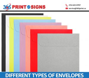 different types of envelopes